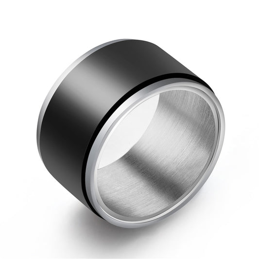 12mm 316L Stainless Steel Spinner Ring-Rings-Innovato Design-9-Innovato Design
