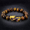 Brave Troops Natural Tiger Eye Beads Handmade Charm Bracelet-Bracelets-Innovato Design-Innovato Design