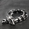 Dragon Link Chain Stainless Steel Vintage Fashion Punk Bracelet-Bracelets-Innovato Design-Black-7.48in-Innovato Design