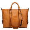 Luxury Designer Large PU Leather Shoulder Bag and Handbag-Handbags-Innovato Design-Yellow-Innovato Design