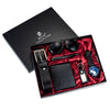 Men Quartz Watch, Sunglasses, Belt, Wallet, Ballpoint Pen, and Keychain Gift Set-Jewelry Sets-Innovato Design-Black-Innovato Design