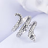 Snake 925 Sterling Silver Adjustable Ring-Rings-Innovato Design-Innovato Design