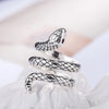 Snake 925 Sterling Silver Adjustable Ring-Rings-Innovato Design-Innovato Design