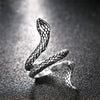 Spirit Snake Stainless Steel Retro Punk Adjustable Ring-Rings-Innovato Design-Innovato Design