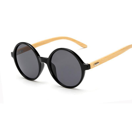 Classic Bamboo Wooden Frame Sunglasses