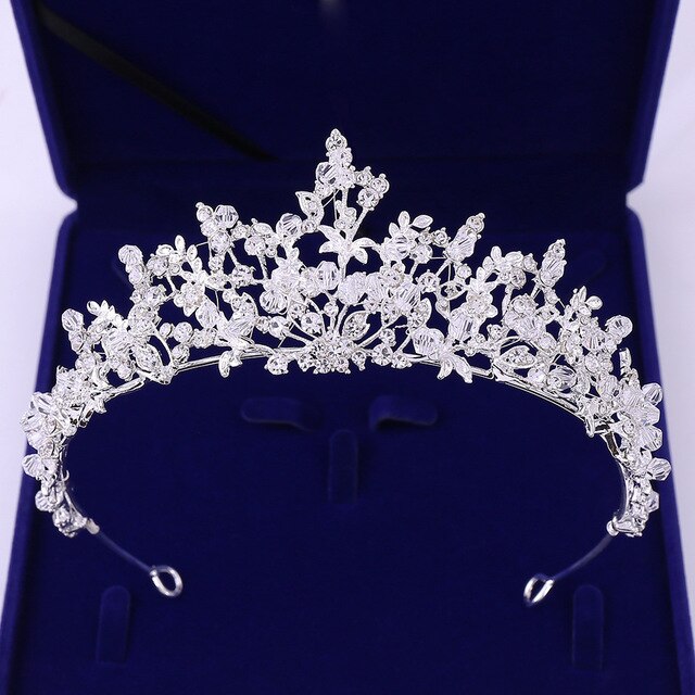 Crystal Beads, Cubic Zirconia and Rhinestone Tiara, Necklace & Earrings Jewelry Set-Jewelry Sets-Innovato Design-Innovato Design