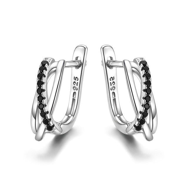 Spinel Stone 925 Sterling Silver Stud Earrings-Earrings-Innovato Design-Gamma-Innovato Design
