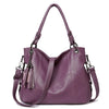 Luxury Designer Tassel Leather Crossbody Bag, Tote Bag and Handbag-Handbags-Innovato Design-Purple-Innovato Design