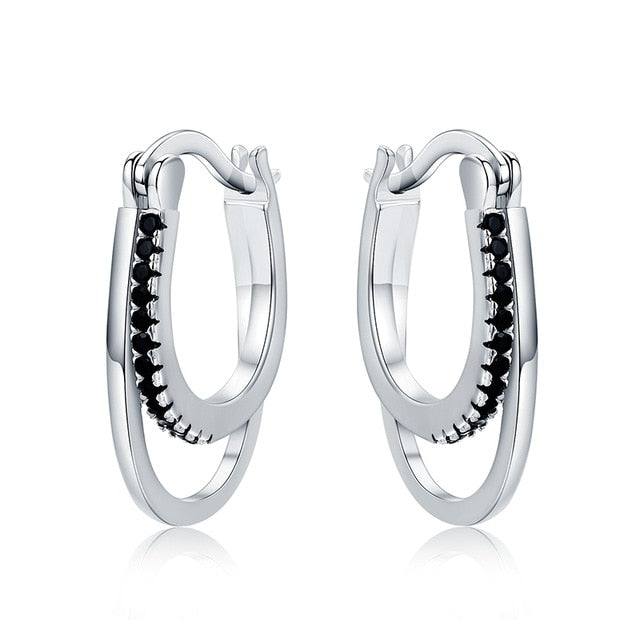 Spinel Stone 925 Sterling Silver Stud Earrings-Earrings-Innovato Design-Alfa-Innovato Design