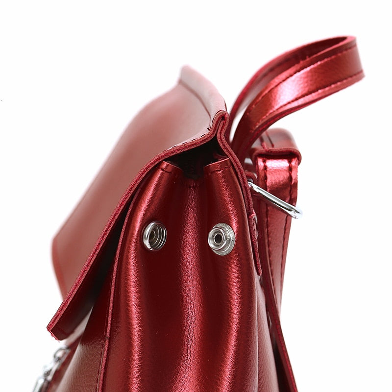 Large Capacity Leather School Bag, Rucksack and Backpack-Backpacks-Innovato Design-Black-Innovato Design