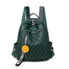 Multifunction Rivet Soft PU Leather School Bag and Backpack