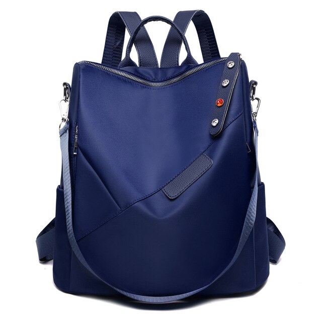 Designer Fashion Waterproof Oxford Travel Backpack-Backpacks-Innovato Design-Blue-Innovato Design