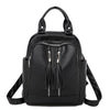 Tassel Leather Shoulder Bag and School Backpack