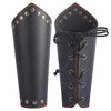 Arm Armor Warmer Medieval Bracer Leather Gauntlet-Bracelets-Innovato Design-Brown-Innovato Design