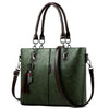 Luxury Designer Leather Shoulder Bag and Handbag-Handbags-Innovato Design-Green-Innovato Design