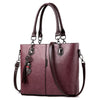 Luxury Designer Leather Shoulder Bag and Handbag-Handbags-Innovato Design-Purple-Innovato Design