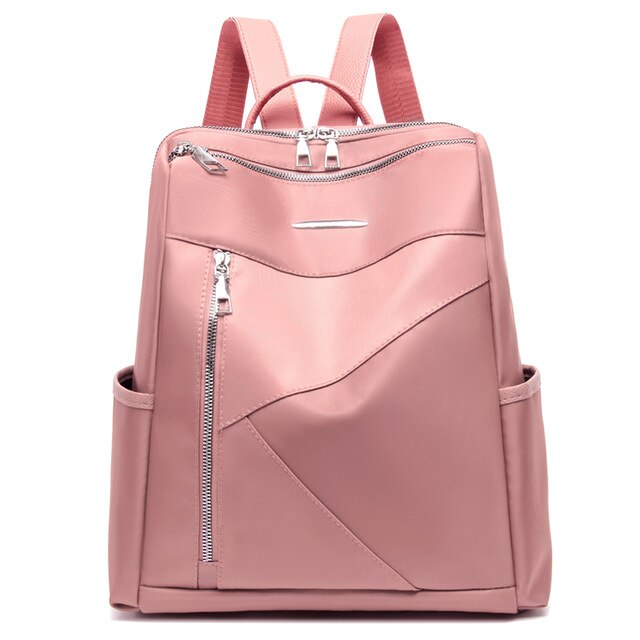 Large Capacity Waterproof College Style Winter Backpack-Backpacks-Innovato Design-Pink-Innovato Design