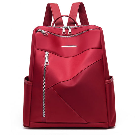 Large Capacity Waterproof College Style Winter Backpack-Backpacks-Innovato Design-Red-Innovato Design