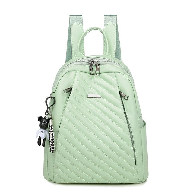 Luxury Designer Multifunction Soft PU Leather School Bag and Travel Bag-Backpacks-Innovato Design-Green-Innovato Design