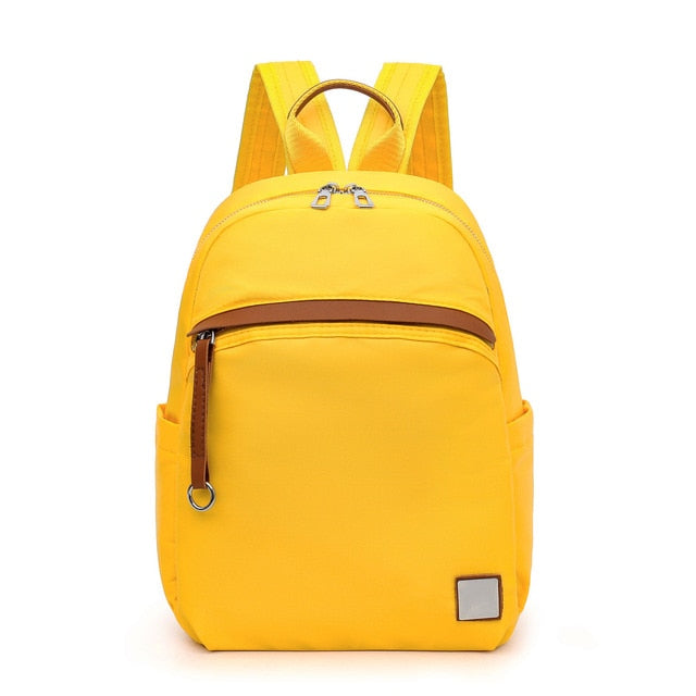Waterproof Multi Pocket Oxford Travel Backpack and School Bag-Backpacks-Innovato Design-Yellow-Innovato Design