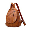 Large Capacity Luxury Multifunction PU Leather Crossbody Bag and School Bag