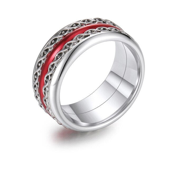 Stainless Steel, Aluminum, and Stackable, Rotatable, and Interchangeable Ring-Rings-Innovato Design-6-Innovato Design