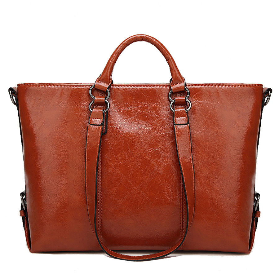 Luxury Designer Large PU Leather Shoulder Bag and Handbag-Handbags-Innovato Design-Burgundy-Innovato Design