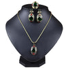 Vintage Green Necklace, Earrings & Ring Turkish Fashion Jewelry Set