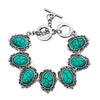 Antique Aquamarine Oval Necklace, Bracelet & Earrings Vintage Wedding Jewelry Set