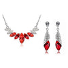 Austrian Marquise Crystal Necklace & Earrings Fashion Wedding Jewelry Set