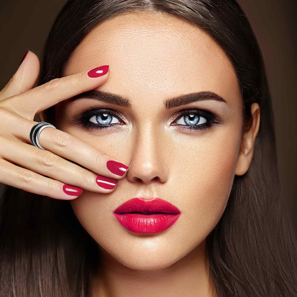 12mm Women Stainless Steel, Aluminum Stackable, Rotatable, and Interchangeable Engagement Band-Rings-Innovato Design-6-Innovato Design