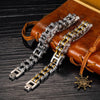 Custom Engrave Bike Chain Stainless Steel Fashion Bracelet