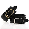Silver Color Heart Wide Cuff Bangle Leather Gothic Punk Bracelet-Bracelet-Innovato Design-Brown-Innovato Design