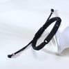 Custom Engrave Birthstone Stainless Steel Braided Bracelet-Bracelets-Innovato Design-Red-Innovato Design