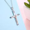 Jesus Cross 925 Sterling Silver Fashion Pendant Necklace