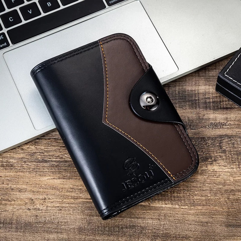 Men Quartz Watch, Sunglasses, Folding Wallet, Belt, and Tie Clip Gift Set-Jewelry Sets-Innovato Design-Black-Innovato Design