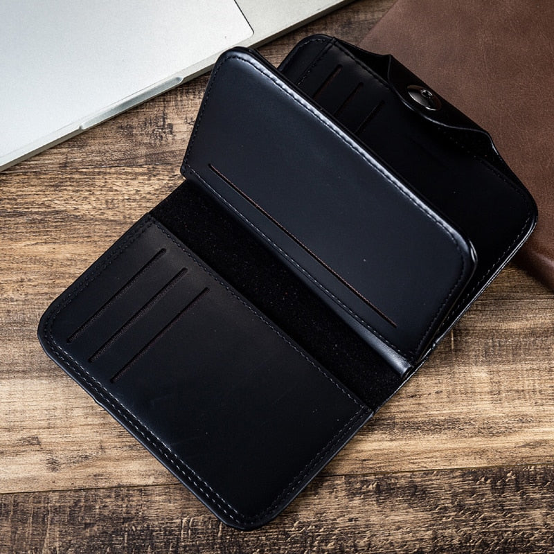 Men Quartz Watch, Sunglasses, Folding Wallet, Belt, and Tie Clip Gift Set-Jewelry Sets-Innovato Design-Black-Innovato Design