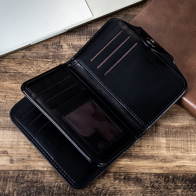 Men Quartz Watch, Sunglasses, Folding Wallet, Belt, and Tie Clip Gift Set-Jewelry Sets-Innovato Design-Black-Innovato Design