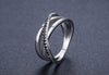 Black Spinel 925 Sterling Silver Fine Engagement Ring