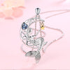 Beautiful Mermaid and Star 925 Sterling Silver Fashion Pendant Necklace
