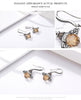 Lovely Bee 925 Sterling Silver Drop Earrings-Earrings-Innovato Design-Innovato Design