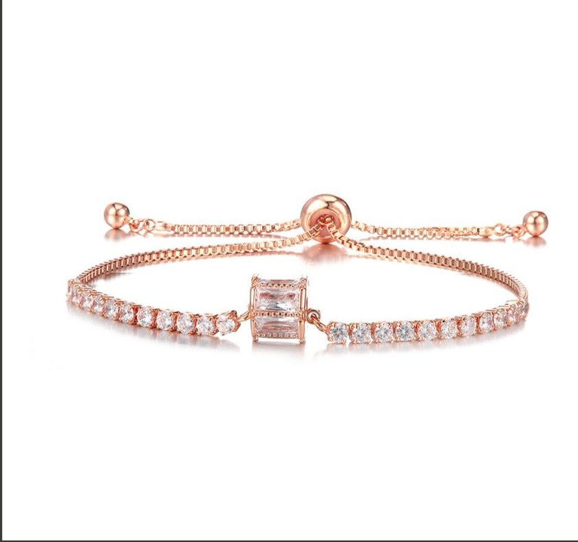 Women Water-Resistant Shock-Resistant Quartz Watch and Crystal Bracelet Jewelry Set-Jewelry Sets-Innovato Design-California-Innovato Design