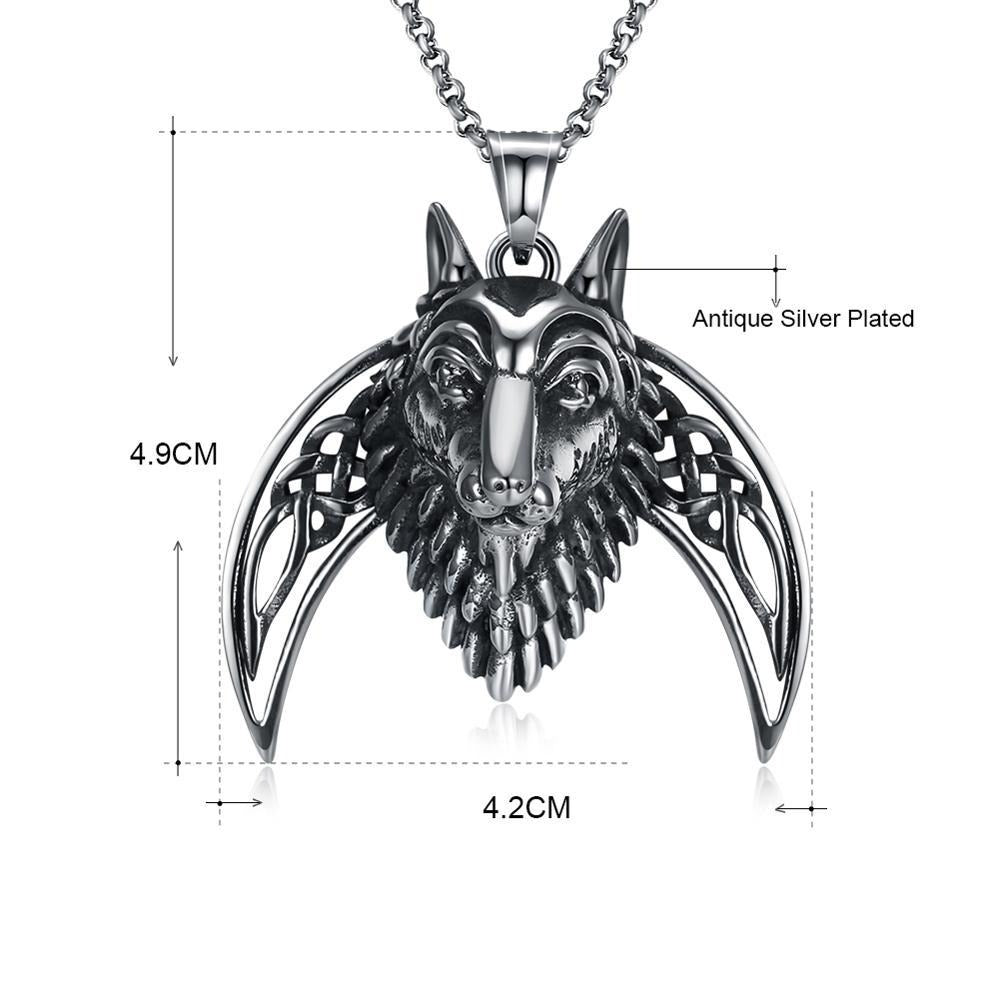 Animal Design Stainless Steel Classic Fashion Pendant Necklace-Necklaces-Innovato Design-Innovato Design