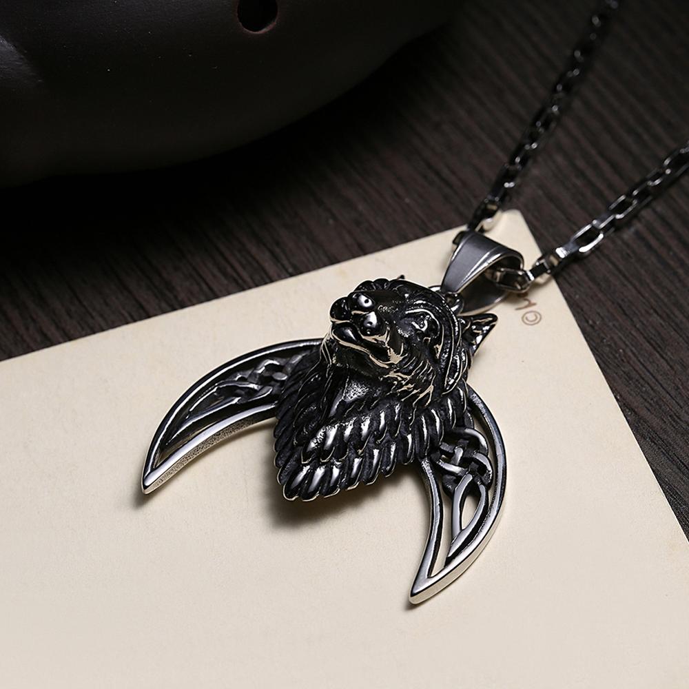 Animal Design Stainless Steel Classic Fashion Pendant Necklace-Necklaces-Innovato Design-Innovato Design