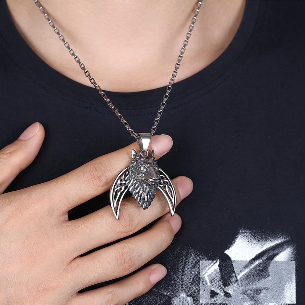 Animal Design Stainless Steel Classic Fashion Pendant Necklace-Necklaces-Innovato Design-Innovato Design