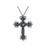 Jesus Cross Chain 316L Stainless Steel Hip-hop Rock Long Pendant Silver Necklace-Necklaces-Innovato Design-Innovato Design