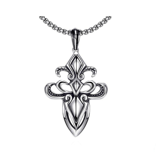 Retro Art Unique Design Stainless Steel Pendant Necklace-Necklaces-Innovato Design-Innovato Design