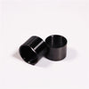 18mm Matte Silver-Plated and Black-Plated Titanium Fashion Finger Rings-Rings-Innovato Design-Black-7-Innovato Design