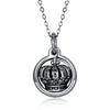 Crown 925 Sterling Silver Pendant Necklace