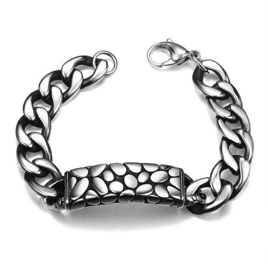 Geometric Design Chain Link Stainless Steel Fashion Retro Bracelet-Bracelets-Innovato Design-Innovato Design